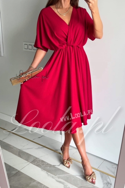 Sukienka Tori midi na wesele rozkloszowana (4).jpg